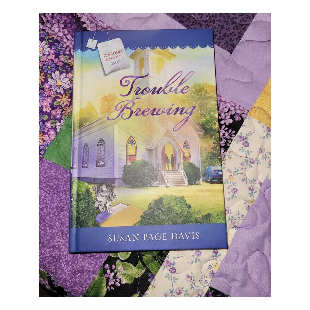 Trouble Brewing by Susan Page Davis-Tearoom Mysteries #9 Guideposts HC 2017